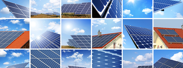 Solarenergie Collage