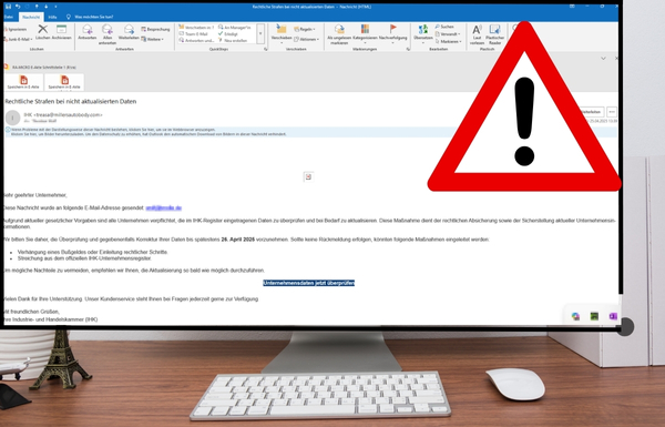Phishing-Mails Achtung Phishing Mails